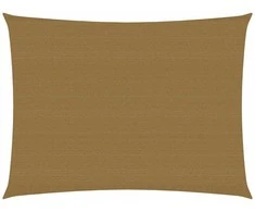 Uždanga nuo saulės, taupe spalvos, 3,5x5m, HDPE, 160g/m²