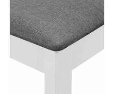 Valgomojo baldų komplektas, 3d., baltos sp., MDF