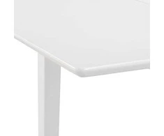 Valgomojo baldų komplektas, 3d., baltos sp., MDF