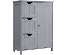 Vasagle Badezimmerschrank mit 3 Schubladen und Schranktür