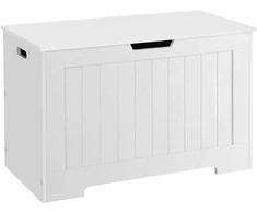 Vasagle Balta MDF skrynia