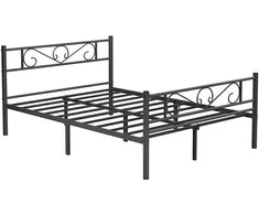 Lova Songmics Vasagle Doppelbettgestell aus Metall