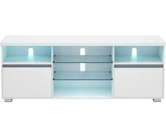 Songmics Vasagle LED apšvietimas TV spintelė su atviromis lentynomis