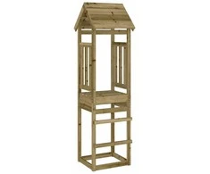 Žaidimų bokštas, 52,5x46,5x206,5cm, impregnuota pušies mediena
