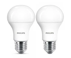 Šviesos diodų lemputė PHILIPS 13W (=100W) E27 A60 4000K 1521 lm 2vnt