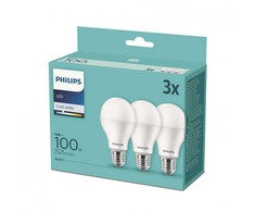 „Philips“ LED lemputės E27, 3 vnt. pakuotėje, 100 W, 4000 K