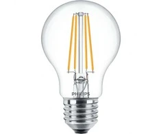 Philips Lemputės LED FILAMENTINĖ 7W E27 A60 827 806LM 3VNT