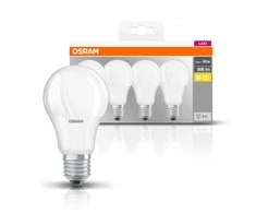 LED lempa Osram A60, 8.5W, E27, 2700K, 806lm, 4vnt.