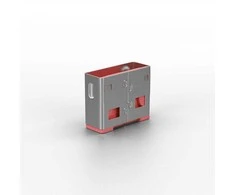 Lindy USB A Tipo Blokatorius - 10vnt USB A Tipo Apsaugos ABS Rožinės