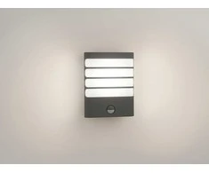 LED sieninis lauko šviestuvas IP44 Raccoon Philips 4W 270Lm 2700K antracito spalvos