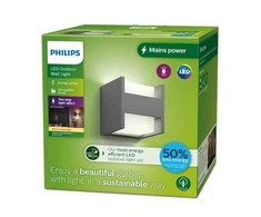 „Kinkiet Signify Philips Outdoor A-Label Arbour Wand UE“ aukštyn ir žemyn 3,8 W 27 K antracito spalvos