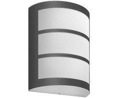 Sieninis šviestuvas Philips Python Kinkiet zewnętrzny LED 2700K antracito IP44