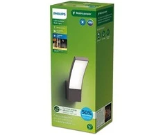 Sieninis LED lauko šviestuvas PHILIPS SPLAY ULTRA EFFICIENT IP44 3,8W 2700K 800lm 210lm/W