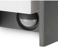 Sieninis lauko šviestuvas PHILIPS BRIDGE, IP44, 1 x E27, max 42 W, su judesio davikliu, 21,2x11,8 cm