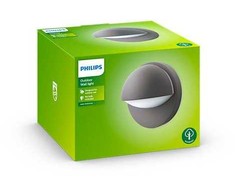 Philips Lauko sieninis šviestuvas B7705 June, 1xE27, max 42W, IP44, 135x195mm, antracito spalvos