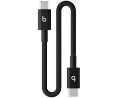 Apple „Beats“ USB-C–USB-C austinis trumpas laidas (20 cm) – juodas