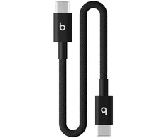 Apple „Beats“ USB-C–USB-C austinis trumpas laidas (20 cm) – juodas