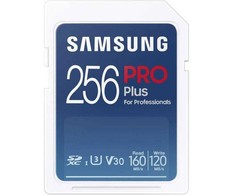 SAMSUNG PRO Plus SD atminties kortelė 256 GB 160 MB/s***