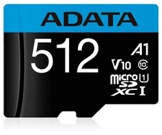 ADATA 512 GB Micro SDXC atminties kortelė