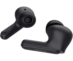 Trust Yavi – belaidės „Bluetooth TWS“ ausinės su įkrovimo dėklu ir ENC (juoda)