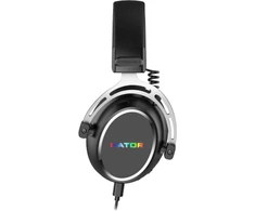 Ausinės Hator Hypergang 3 USB ESH50 RGB juoda