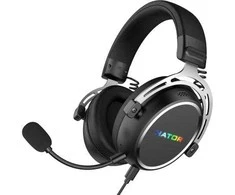 Ausinės Hator Hypergang 3 USB ESH50 RGB juoda