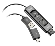 HP Poly DA85 plačiajuostis QD USB adapteris (USB-A ir USB-C)
