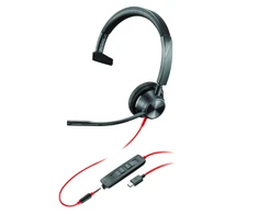 Ausinės Hewlett Packard (HP) POLY BW 3315 -M USB-C HS - +USB-C/A