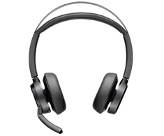 Hewlett Packard (HP) Plantronics Poly Voyager Focus 2 UC-M USB-A Charge Stovas - Ausinės ( 213727-02 )