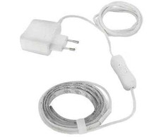 Banda LED RGB Philips myLiving, 17W, 220-240V, 260 lm, lumina albasicolor (2700-6500K), IP20, cu variator si comutator, 5 metri