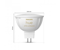 Signify Philips Hue WA 12V MR16 | GU5.3 | 5,1 W | Šiltas iki šaltas baltas lengvas
