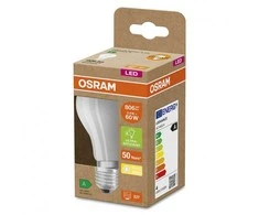 Osram 3,8W LED lemputė, E27, baltos matinės sp., 3000K