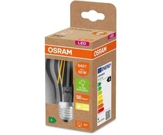 Osram 3,8W LED lemputė, E27, skaidri, 3000K