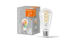 Ledvance 4,8W LED lemputė SMART WiFi, E27, RGBTW, ST64, 320°, dimeriuojama