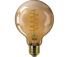 Dekoratyvinė LED lemputė PHILIPS VINTAGE GOLD, E27, G93, 2000 K, 4W (=25W), 250 lm, dimeriuojama