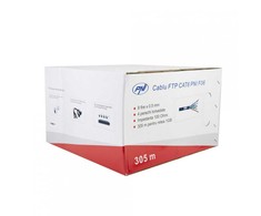 FTP kabelis CAT6 PNI F06 su 4 poromis 1 Gigabit internetui ir stebėjimo sistemoms, ritė 305m