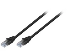 Tinklo Kabelis - LINDY Cat.6 U/UTP Tinklo Kabelis, RJ45, M/M, 250MHz, 2 m, Juodas