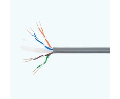 CAT6e UTP kabelis PNI U06 su 4 poromis internetui 1 Gigabit ir stebėjimo sistemoms, ritė 305m