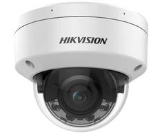 „Hikvision“ kupolinė kamera DS-2CD2187G2H-LISU F4 (balta, 8 MP, 30 m IR; 30 m LED; hibridinis apšvietimas)