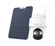 Camera de supraveghere Reolink Go PT Ultra; GO SERIES G440 WITH SOLAR PANEL 2 Senzor: 1/2.7"CMOS Rezolutie video: 8 Megapixeli (3840 x 2160 pixeli) Cadre/secunda: 15 FPS Lentila fixa: 4mm Unghi de vizualizare: orizontal: 90°vertical: 47° Distanta iluminator IR: 10 m Numar LED-uri IR: 2 Microfon si