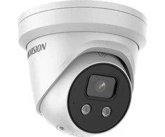 „Hikvision“ kupolinė kamera DS-2CD2346G2P-ISU/SL(C) F2.8 (balta, 4 MP, 30 m. IR, „AcuSense“, panoraminė 180°)