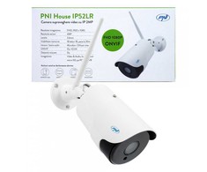 PNI House IP52LR 2MP 1080P belaidė vaizdo stebėjimo kamera su IP apsauga naudojimui lauke ir viduje, Micro SD lizdu bei naktiniu režimu