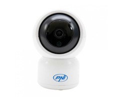 PNI IP390T 1080P vaizdo stebėjimo kamera su PTZ WiFi H264 +, palaiko 128GB Micro SD, naktinis matymas, Tuya programėlė, P2P, Android, iOS, skirta naudoti patalpose, sukiojasi paskui judesį, judesio aptikimo signalizacija