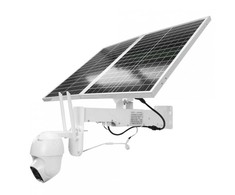 PNI IP60 tiesioginio vaizdo PTZ stebėjimo kamera su saulės baterija, 2MP, GSM 4G, SIM lizdas, skirta naudoti lauke ir viduje