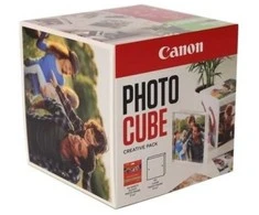 Canon PP-201 5X5 PHOTO CUBE CREATIVE/PAK Baltas Oranžinis (40 LAPŲ) + A