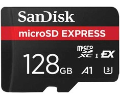 Atminties kortelė SanDisk Micro SDXC Express 128GB 880/480 MB/s EX C10 U3 UHS-I
