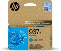 Rašalo Kasetė - HP Rašalas Nr. 937e (4S6W6NE) Žydra