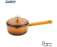 LIEDINĖ ALIUMINIO KEPTUVE SU DANGČIU 18X8,5 CM, 1,8 L, NICOLAI TAND, ORIGINI, COOKING BY HEINNER