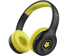 „Trust Nouna“ – belaidės „Bluetooth“ ant ausies uždedamos vaikų ausinės (juodos)