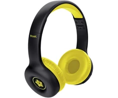 „Trust Nouna“ – belaidės „Bluetooth“ ant ausies uždedamos vaikų ausinės (juodos)